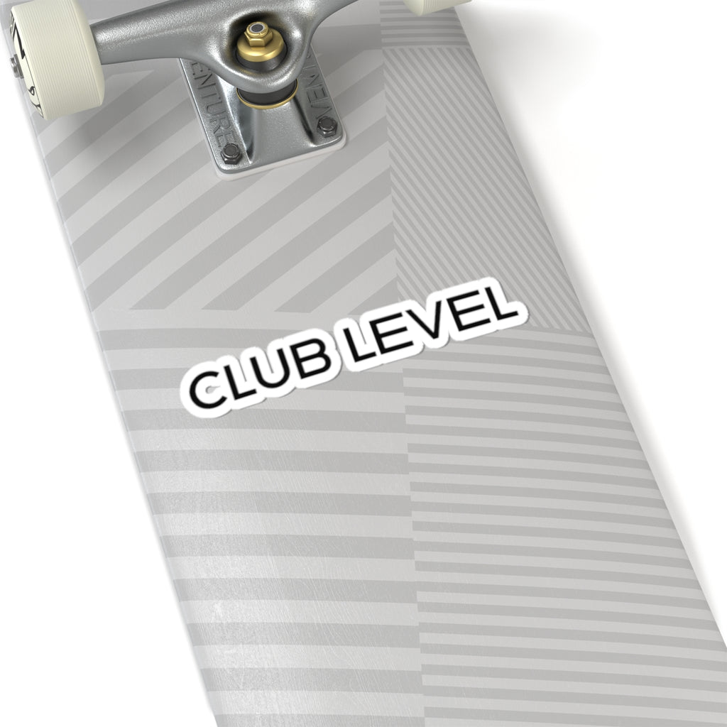Club Level Kiss-Cut Stickers