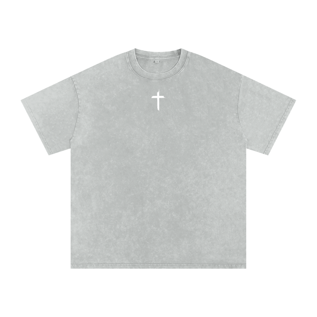 Club Level Acid Wash Oversize Tee - American Made