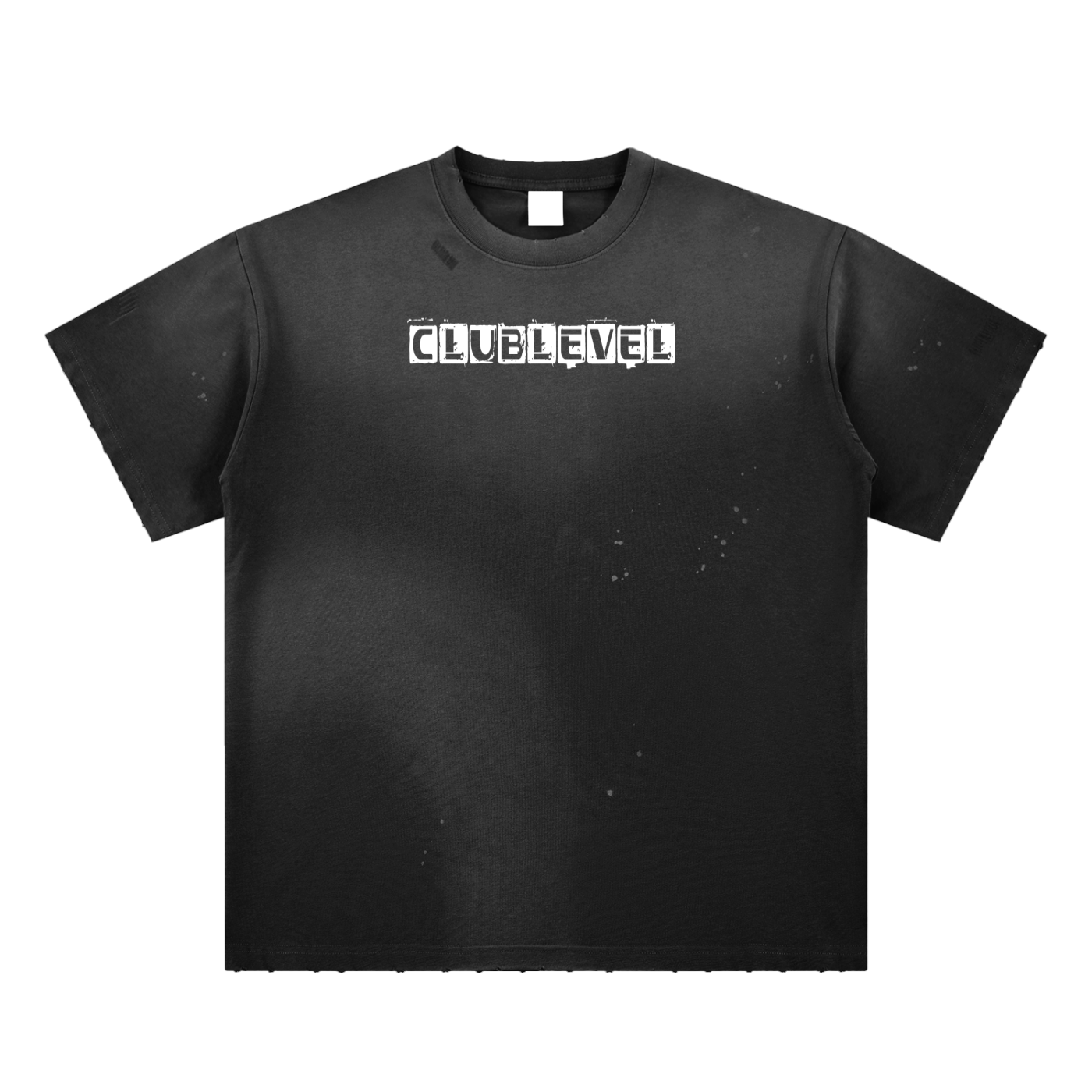 Club Level Sunfade Paint Splatter Tee