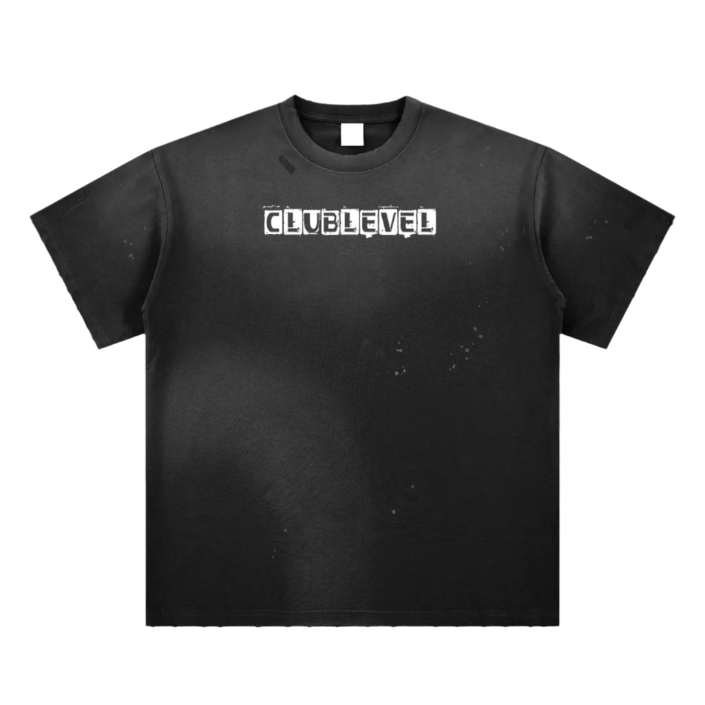 Club Level Sunfade Paint Splatter Tee