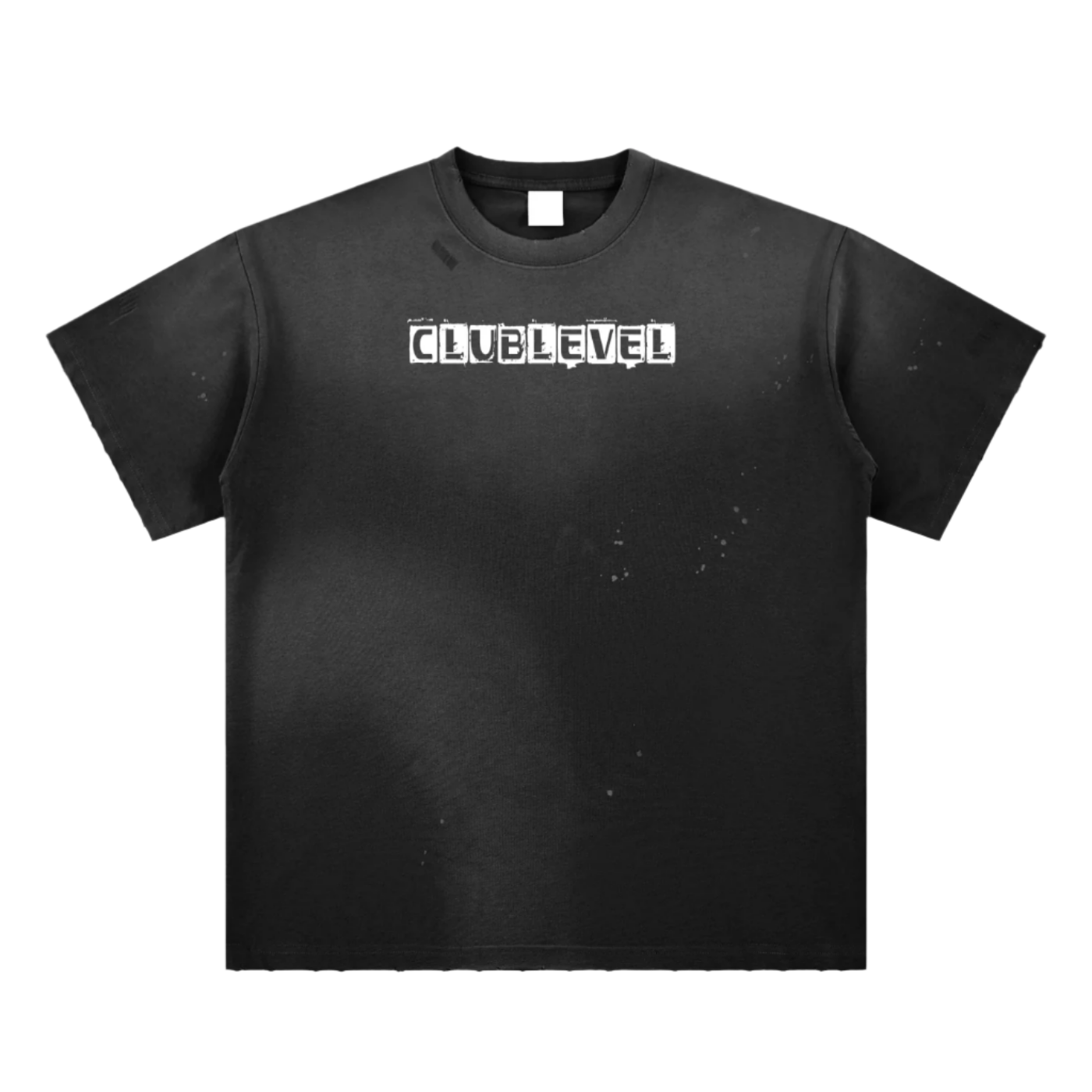 Club Level Sunfade Paint Splatter Tee