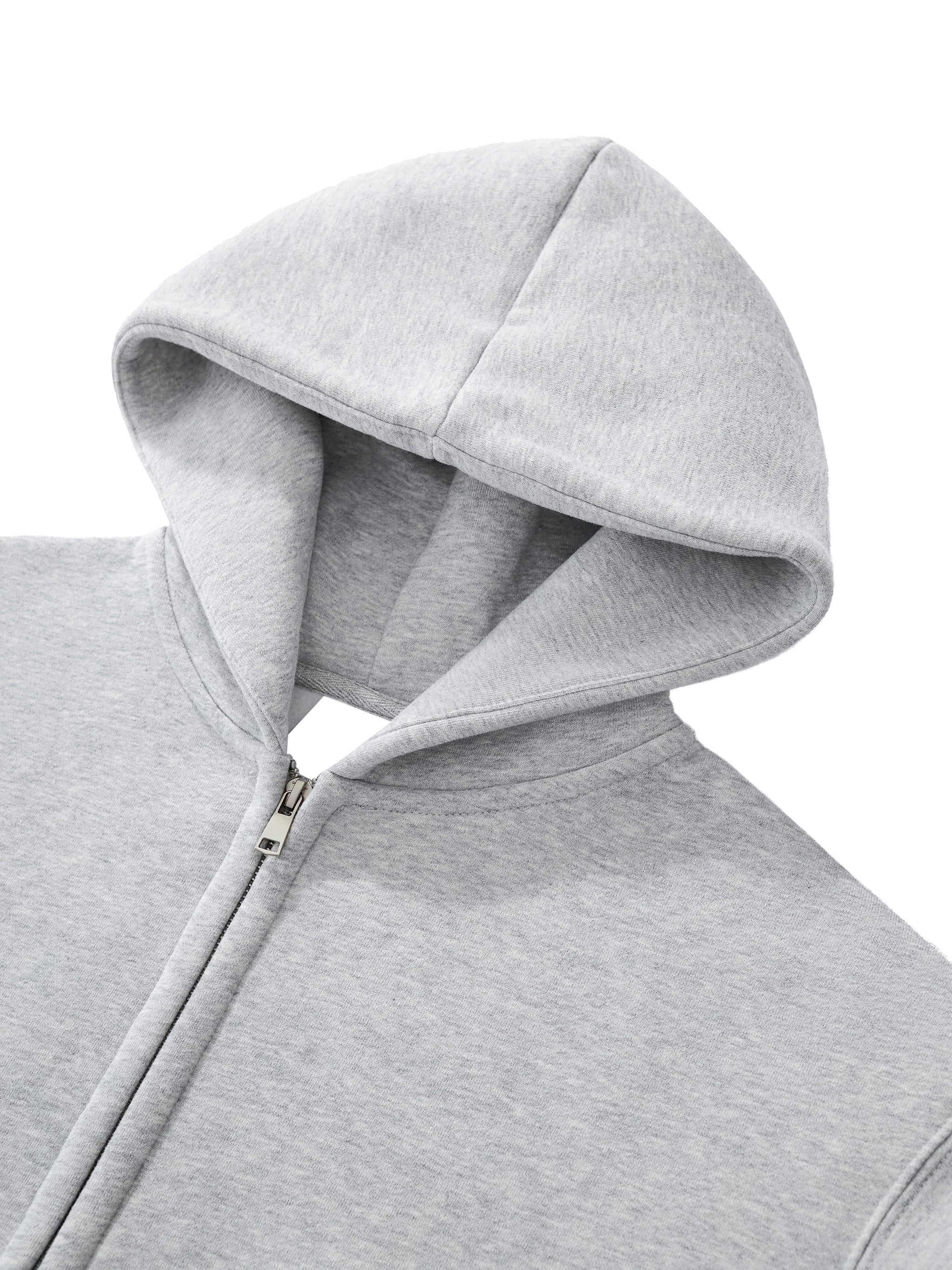 Club Level Zip-Up Cropped Hoodie