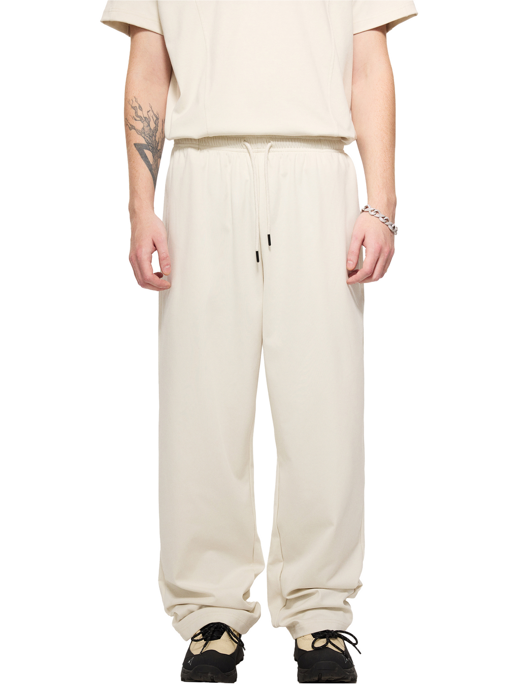 CLUB LEVEL Mesh-Lined Quick-Dry Performance Athletic Leg Pants